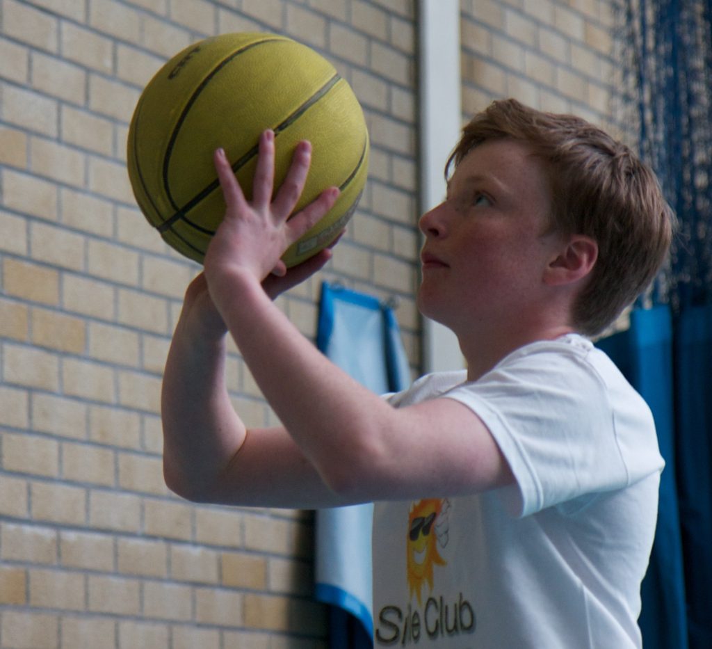 Basketball at Smile Club Summer Camp