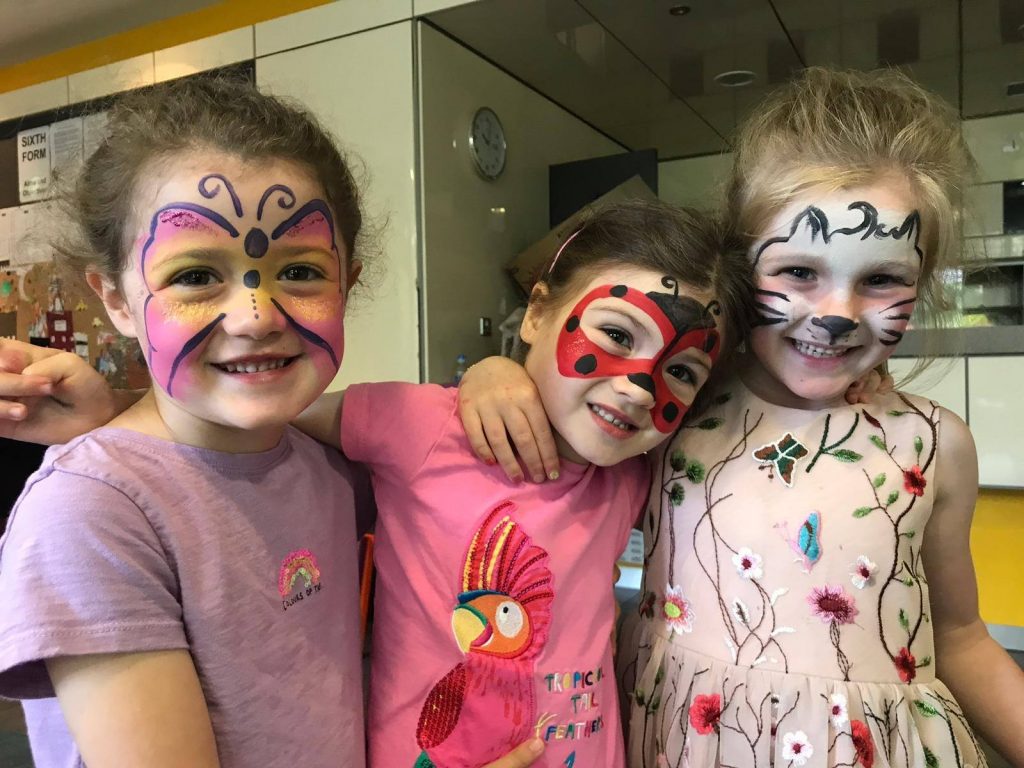 Face Painting at Ballymena Summer Camp