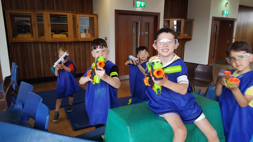 Nerf Battle at RBAI Summer Scheme